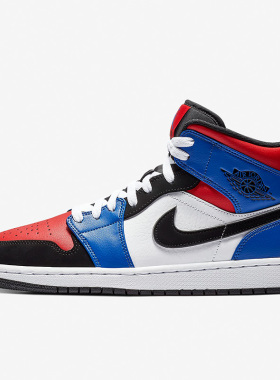 Nike/耐克正品Air Jordan 1 Mid AJ1男女高帮板鞋554724-124