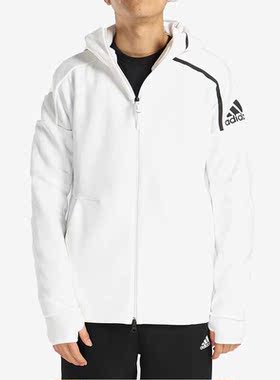 Adidas/阿迪达斯正品ZNE外套男夹克针织运动服连帽休闲服CD6277