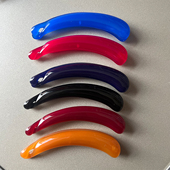 AZNAVOUR韩国阿兹娜AZ正品 百搭简约长款 香蕉夹竖夹马尾夹