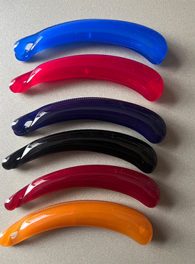 AZNAVOUR韩国阿兹娜AZ正品 百搭简约长款香蕉夹竖夹马尾夹