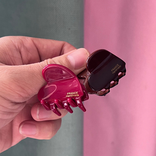 韩国东大门发饰头饰品简约百搭爱心发夹气质款刘海小抓夹侧边顶夹