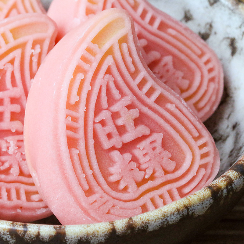 潮汕鹏发【红桃粿绿豆糕】传统点心潮汕小吃潮州山哥山嫂推荐180g