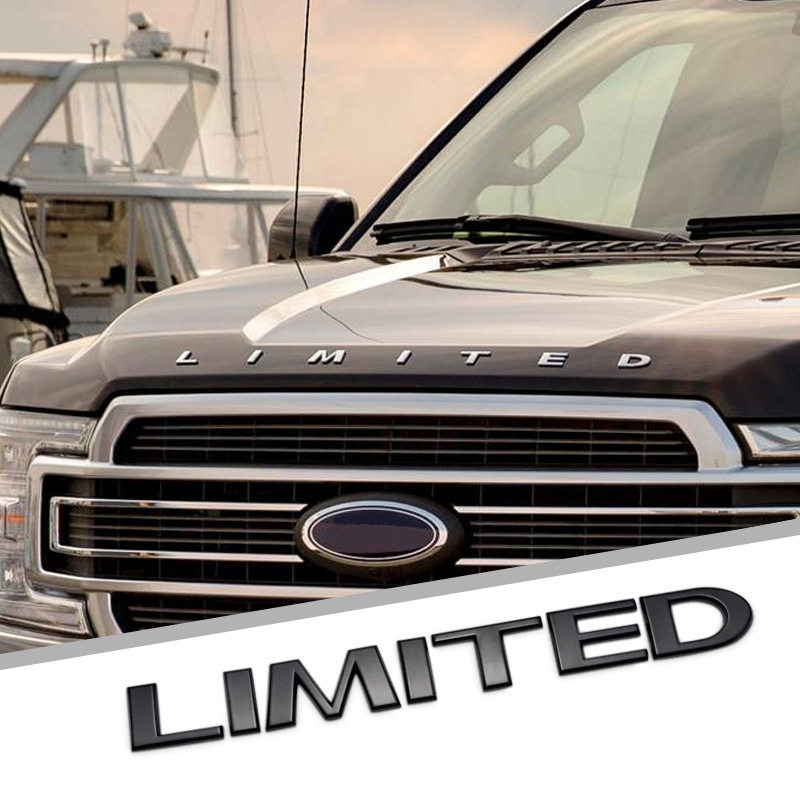 适用于猛禽f150限量款车标皮卡limited车头机盖贴标金属车贴改装