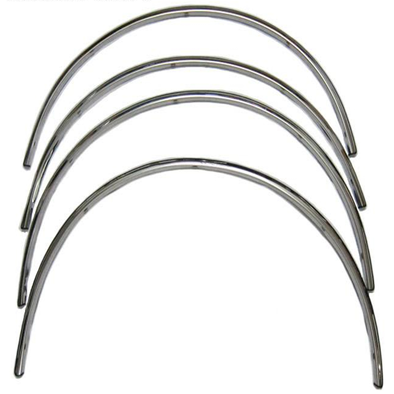 RAV4荣放凯美瑞卡罗拉凌放雷凌霸道汉H兰达汽车不锈钢装饰轮眉轮