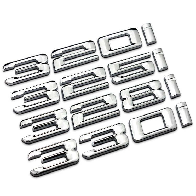 汽车字母改装金属车尾