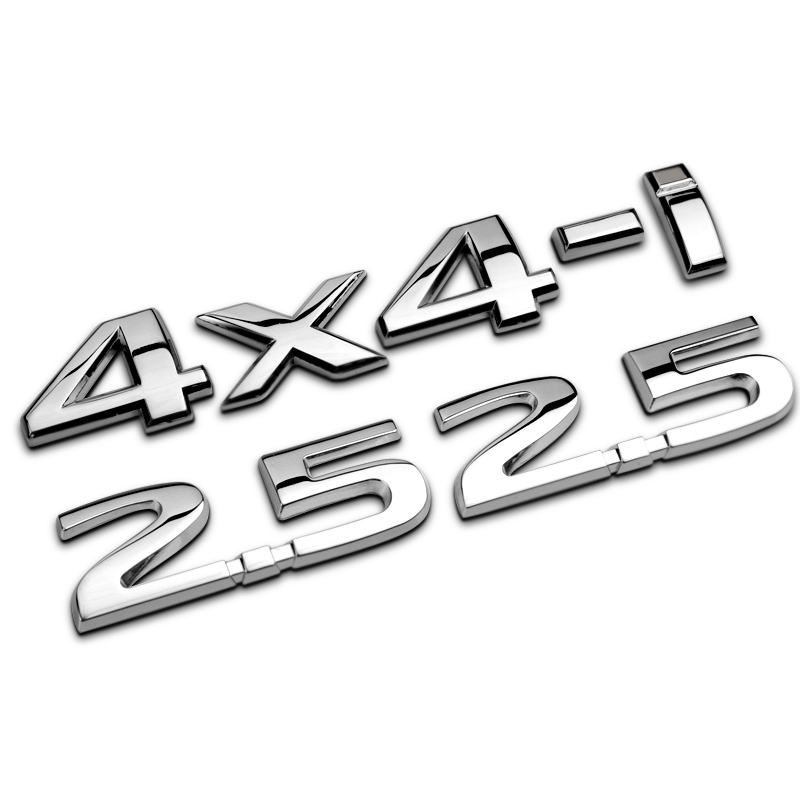 四轮金属改装4X4-I车贴尾标