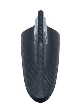 TYPER 汽车改装风格黑色鲨鱼鳍碳纤纹鲨鱼鳍改装车身外饰TR-6233