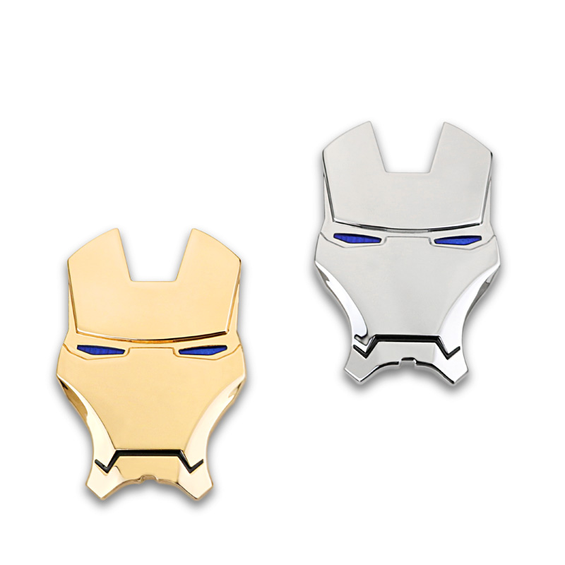 3d立体金属钢铁侠改装尾标车身贴