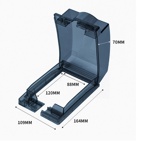 插座开关防水盒粘贴式防溅盒加高加大自粘防水罩热水器保护盖套
