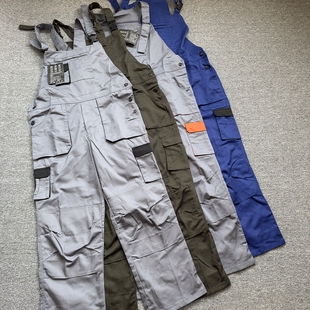 外贸男士春秋多兜工装背带裤 技能裤 休闲裤 长裤 连衣裤