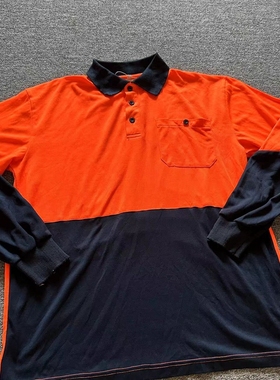 外贸库存POLO衫男士拼色大码短袖休闲宽松上衣体恤胖Plol