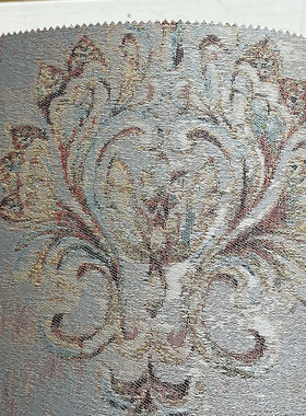 主花复古客厅卧室背景墙布无缝全屋主花壁布美式做旧灰色YSK56-14