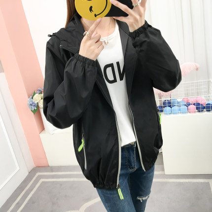 风衣外套女春秋冲锋衣百搭休闲大码女装女士夹克新款春季运动上衣