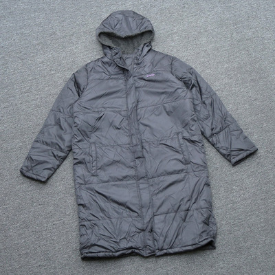 可可外贸 出口美国单秋冬男纯色户外防风防泼水厚保暖中长款棉衣