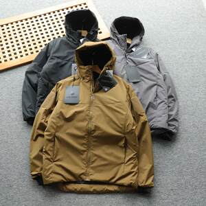 可可外贸 平替飞禽阿瞳木蓄热保暖户外防风防泼水冲锋棉服棉衣男