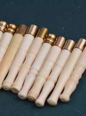 天然猛犸象牙烟嘴粗细烟两用型带过滤循环型升级款礼品配礼盒送礼