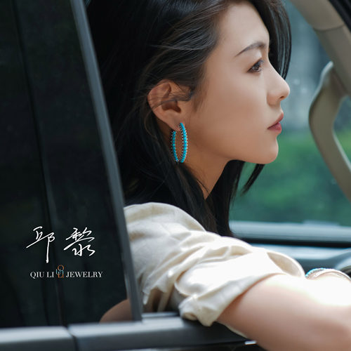 邱黎家爆款港风大耳圈