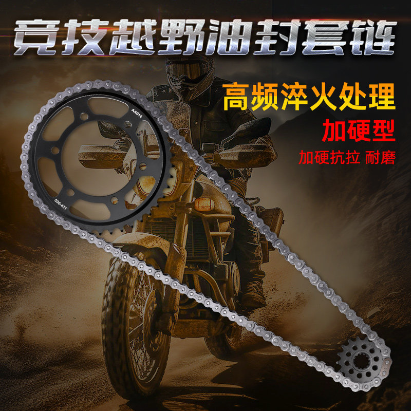适配雅马哈摩托车XJR1300 MT-01改装大小飞齿轮油封链条链轮套链