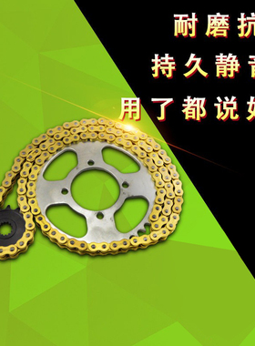 适用铃木望江GN250太子摩托车配件GZ TU250X大小齿轮牙盘链条链盘