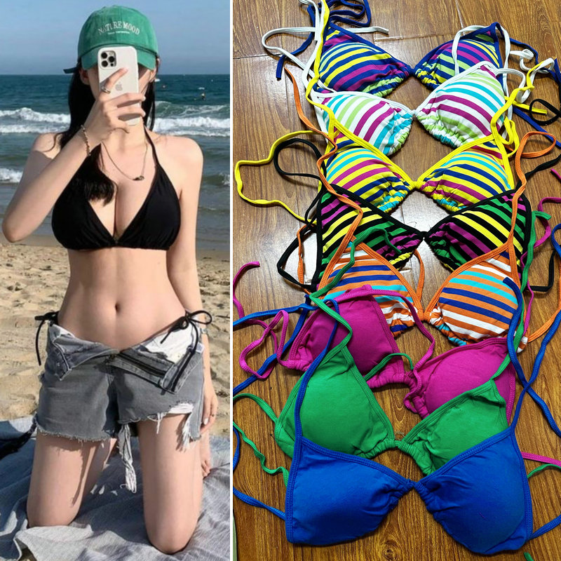 2024夏季新品棉夏季度假风比基尼