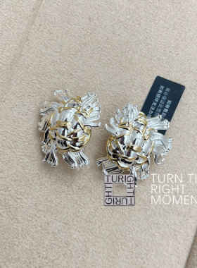TURIGHT买手店25SS现货Juunngle lab设计师品牌 织呢流苏耳钉