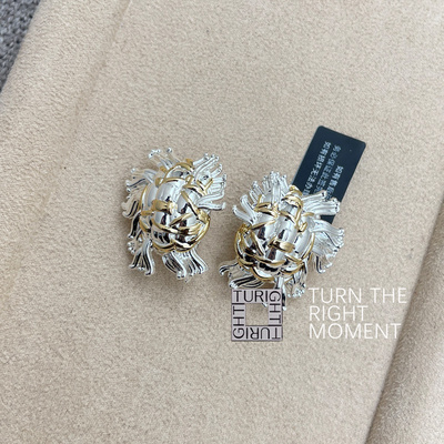 TURIGHT买手店25SS现货Juunngle lab设计师品牌 织呢流苏耳钉