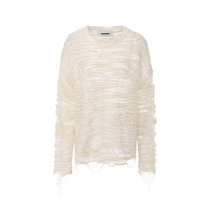 senseaweek  肌理竹节毛须针织