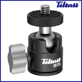 迷你金属球形云台运动相机go3s摄影直播支架手机万向支架 球径15