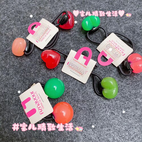 AZNAVOUR糖果爱心发圈头绳皮筋