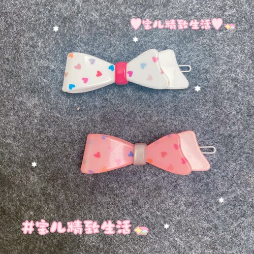 AZNAVOUR发夹边夹顶夹爱心点点