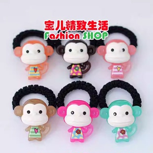 韩国发饰 GRAIN de BEAUTE AZNAVOUR 猩猩大嘴猴子粗发圈头绳皮筋