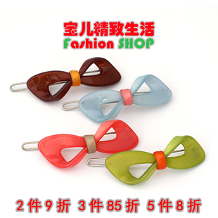 韩国发饰 GRAIN de BEAUTE AZNAVOUR AZ 蝴蝶结 边夹 发夹