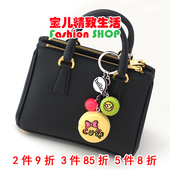 AZNAVOUR GRAIN 韩国挂饰 BEAUTE 马卡龙涂鸦蝴蝶结钥匙扣包挂