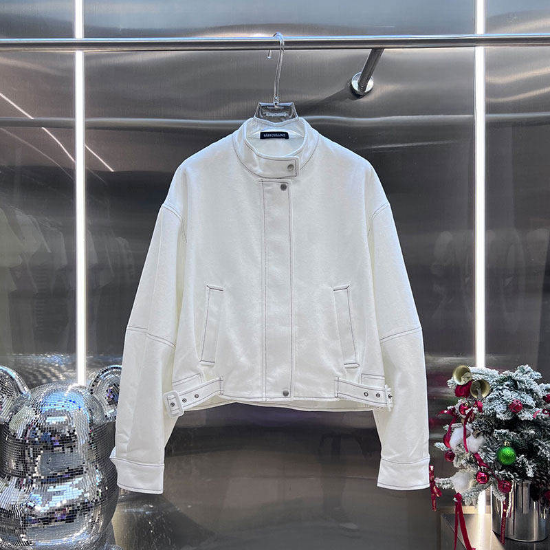 NKC.欧洲站小众时尚宽松休闲立领夹克外套高腰设计感百褶裙套装女,女装/女士精品,时尚套装,淘宝优惠券,粉丝福利购,淘宝优惠卷