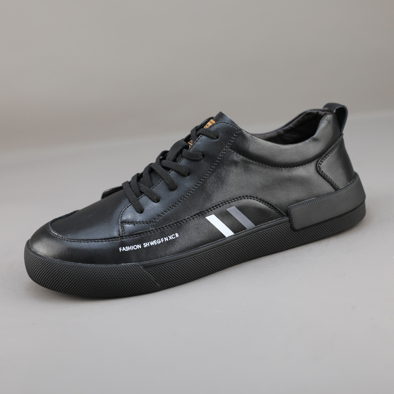 真皮休闲鞋透气韩版软底