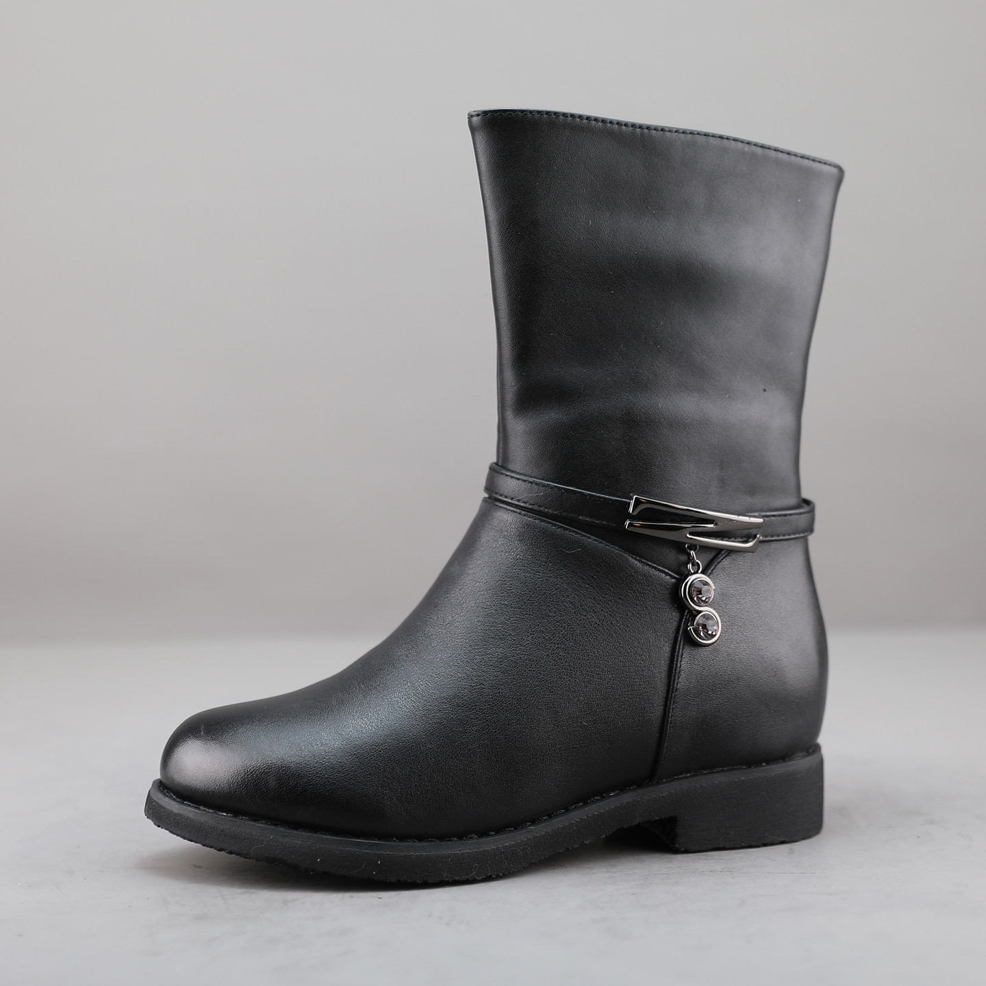 清仓35码小号女鞋冬季休闲皮靴真皮头层牛皮加绒保暖棉靴短筒女靴,女鞋,马丁靴,淘宝优惠券,粉丝福利购,淘宝优惠卷