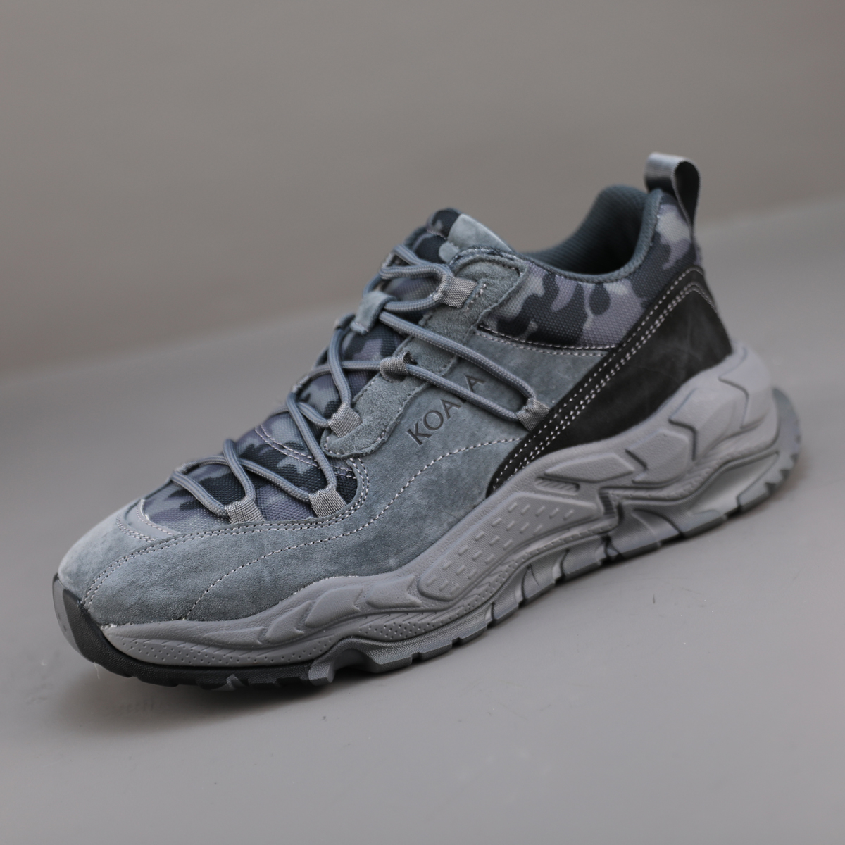 真皮复古休闲运动鞋男老爹鞋