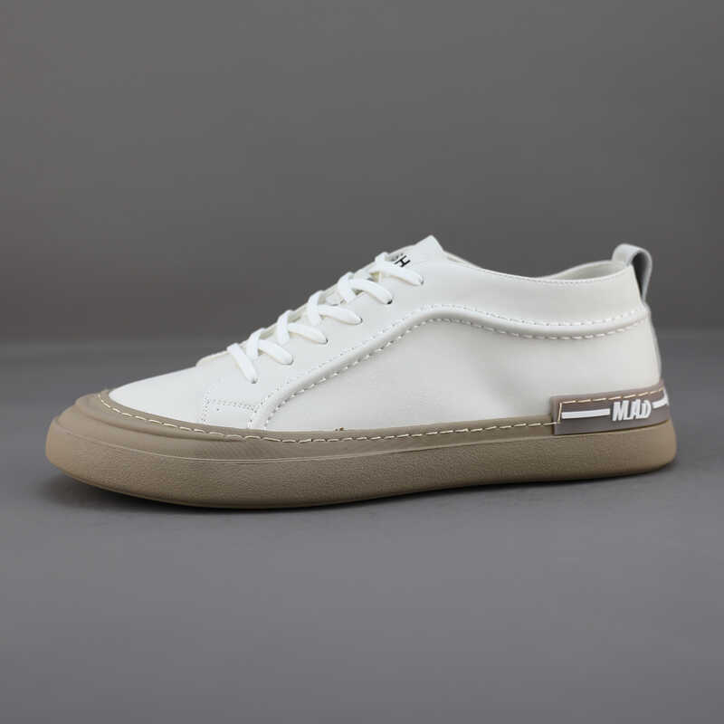 软皮系带春季板鞋百搭潮流休闲