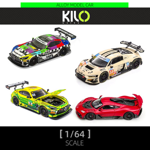 Kiloworks164合金车模奔驰AMGGT