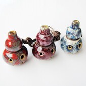 景德镇小葫芦陶笛六孔AC中音C调陶笛儿童学生初学入门吹奏乐器