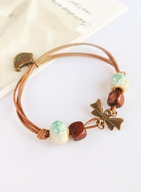 男女通用混合材质民族风手链