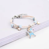 Плетеный браслет ручной работы для влюбленных, аксессуар, в корейском стиле, простой и элегантный дизайн, подарок на день рождения