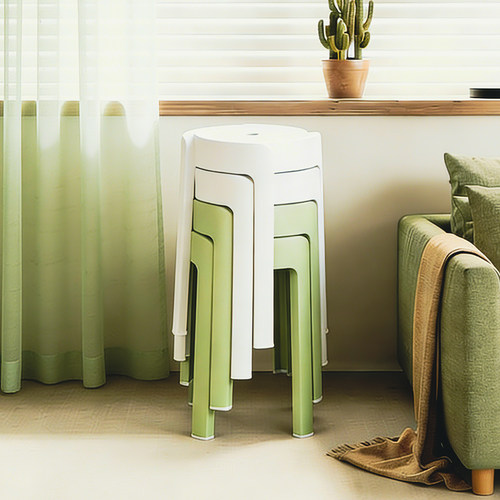 凳子家用结实耐用可叠放旋风高凳