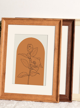 美式复古画框挂墙A4展示框a3相框装裱8寸10摆台8K油画空框4k开16K