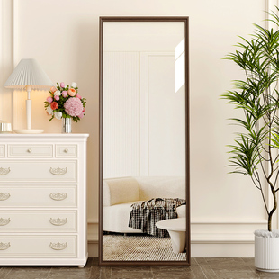 美式复古全身穿衣镜家用壁挂式女生卧室高级感落地试衣镜玻璃镜子