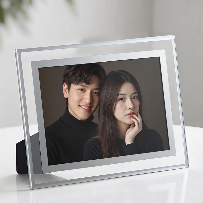 玻璃相框洗照片打印水晶装裱摆台