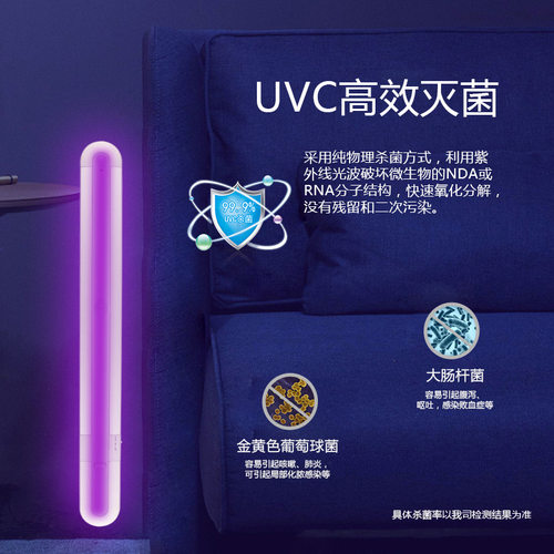 智能uv紫外线led感应便携消毒灯