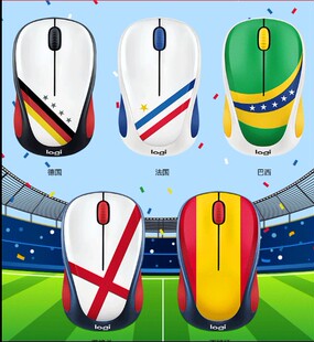 罗技M238-V2/V3笔记本电脑无线鼠标时尚多色次元系世界杯礼品限量