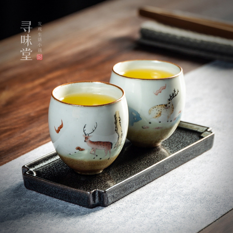 福禄双全主人杯随手礼品茶具