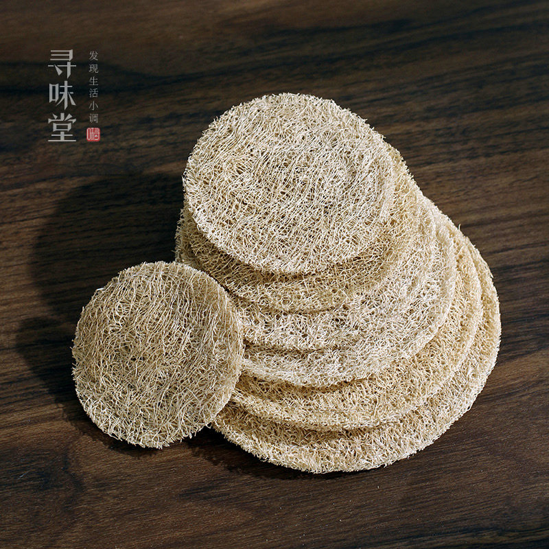 天然丝瓜络养壶垫杯垫｜餐桌隔热垫壶托杯托壶承手工功夫茶道零配,餐饮具,茶道/零配,淘宝优惠券,粉丝福利购,淘宝优惠卷